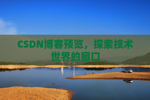 CSDN博客预览,探索技术世界的窗口